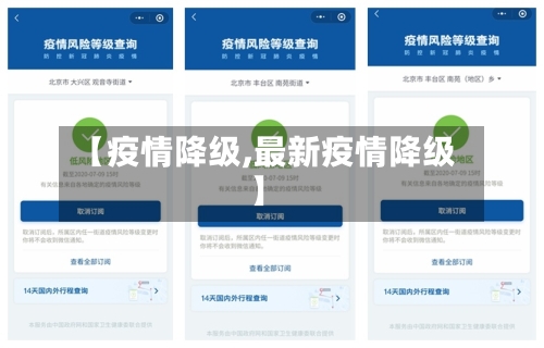 【疫情降级,最新疫情降级】