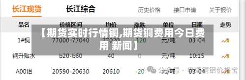 【期货实时行情铜,期货铜费用今日费用 新闻】-第2张图片