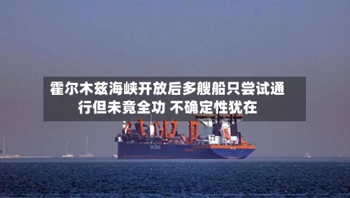 霍尔木兹海峡开放后多艘船只尝试通行但未竟全功 不确定性犹在-第2张图片