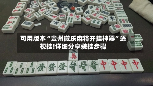 可用版本“贵州微乐麻将开挂神器”透视挂!详细分享装挂步骤