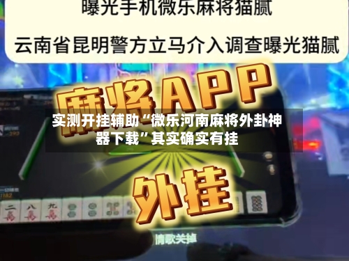 实测开挂辅助“微乐河南麻将外卦神器下载”其实确实有挂-第3张图片