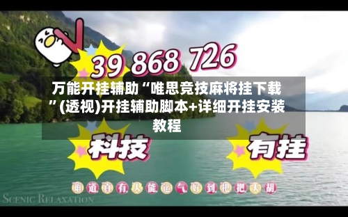 万能开挂辅助“唯思竞技麻将挂下载”(透视)开挂辅助脚本+详细开挂安装教程-第2张图片