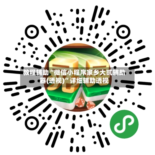 教程辅助“微信小程序家乡大贰辅助器(透视)”详细辅助透视