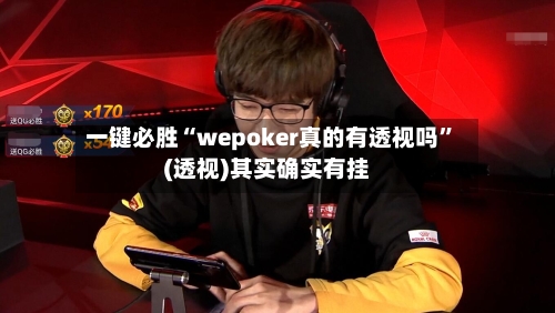 一键必胜“wepoker真的有透视吗”(透视)其实确实有挂-第2张图片