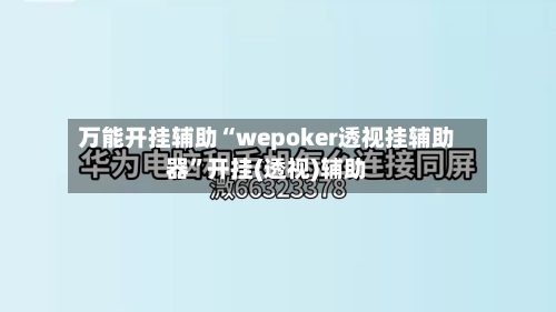 万能开挂辅助“wepoker透视挂辅助器”开挂(透视)辅助-第2张图片