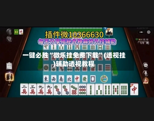 一键必胜“微乐挂免费下载”(透视挂)辅助透视教程