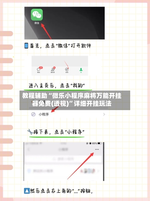 教程辅助“微乐小程序麻将万能开挂器免费(透视)”详细开挂玩法-第2张图片