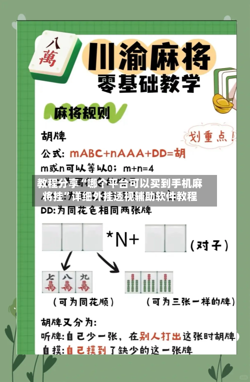 教程分享“哪个平台可以买到手机麻将挂”详细外挂透视辅助软件教程-第2张图片