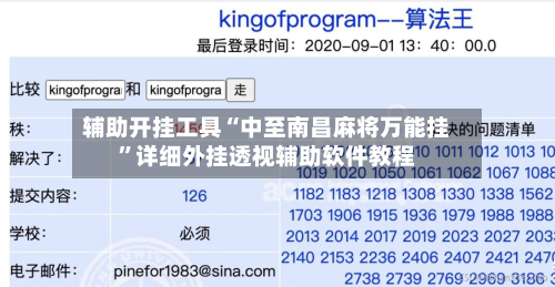 辅助开挂工具“中至南昌麻将万能挂”详细外挂透视辅助软件教程-第2张图片