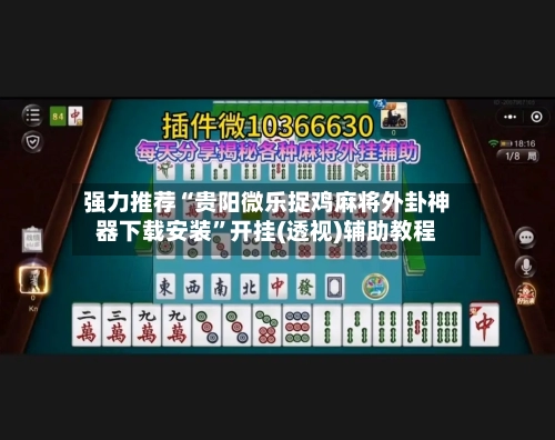 强力推荐“贵阳微乐捉鸡麻将外卦神器下载安装”开挂(透视)辅助教程-第2张图片