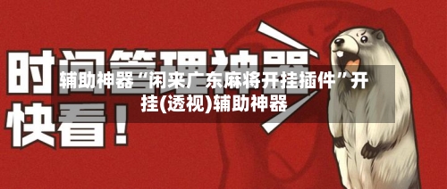 辅助神器“闲来广东麻将开挂插件”开挂(透视)辅助神器-第3张图片