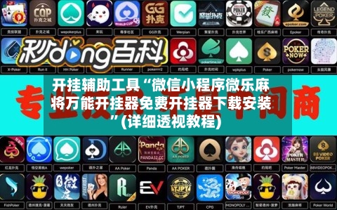 开挂辅助工具“微信小程序微乐麻将万能开挂器免费开挂器下载安装”(详细透视教程)