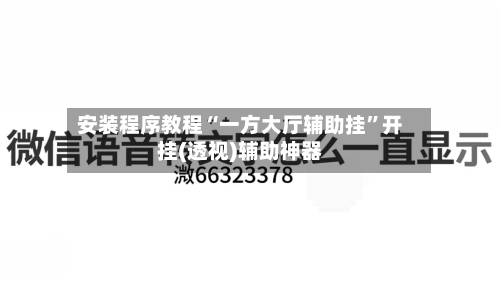 安装程序教程“一方大厅辅助挂”开挂(透视)辅助神器-第2张图片