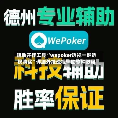 辅助开挂工具“wepoker透视一键透视购买”详细外挂透视辅助软件教程-第2张图片