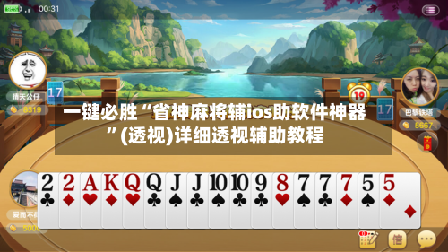 一键必胜“省神麻将辅ios助软件神器”(透视)详细透视辅助教程-第2张图片