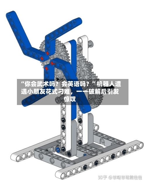 “你会武术吗？会英语吗？”机器人遭遇小朋友花式刁难，一一破解后引发惊叹-第2张图片
