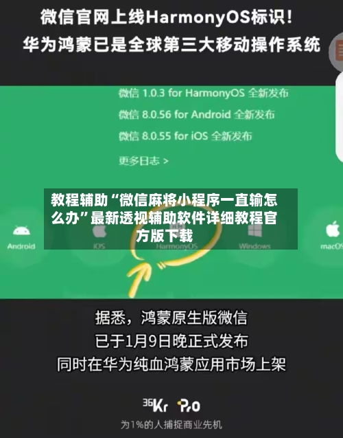 教程辅助“微信麻将小程序一直输怎么办”最新透视辅助软件详细教程官方版下载-第2张图片