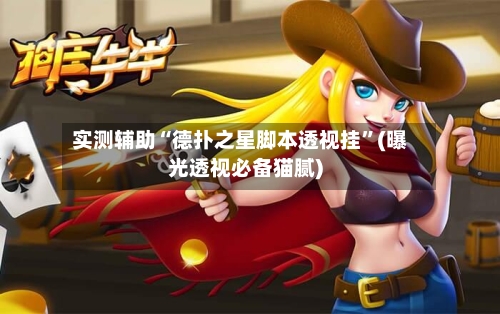 实测辅助“德扑之星脚本透视挂”(曝光透视必备猫腻)-第2张图片