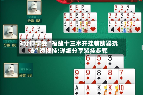 3分钟学会“福建十三水开挂辅助器玩法	”透视挂!详细分享装挂步骤-第2张图片