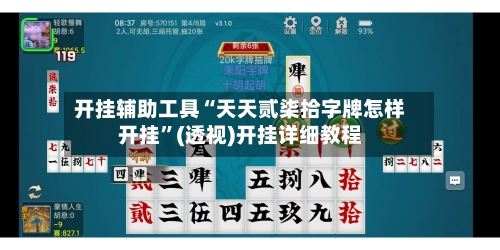开挂辅助工具“天天贰柒拾字牌怎样开挂”(透视)开挂详细教程-第2张图片