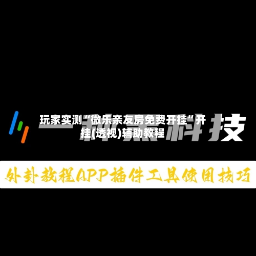 玩家实测“微乐亲友房免费开挂	”开挂(透视)辅助教程-第2张图片