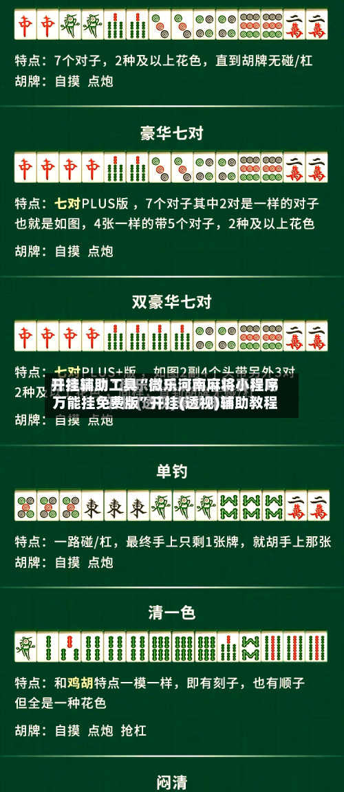 开挂辅助工具“微乐河南麻将小程序万能挂免费版”开挂(透视)辅助教程-第3张图片