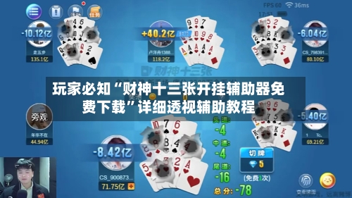 玩家必知“财神十三张开挂辅助器免费下载”详细透视辅助教程-第2张图片