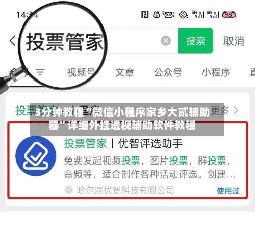 3分钟教程“微信小程序家乡大贰辅助器”详细外挂透视辅助软件教程-第2张图片