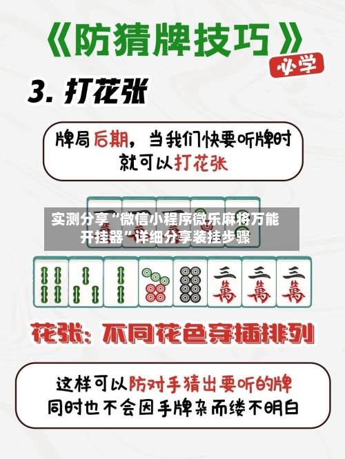 实测分享“微信小程序微乐麻将万能开挂器	”详细分享装挂步骤-第2张图片