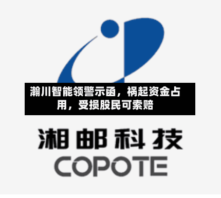 瀚川智能领警示函，祸起资金占用，受损股民可索赔