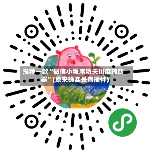 推荐一款“微信小程序功夫川麻辅助器”(原来确实是有插件)-第2张图片