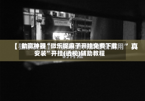 助赢神器“微乐捉麻子开挂免费下载安装	”开挂(透视)辅助教程-第2张图片