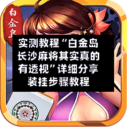 实测教程“白金岛长沙麻将其实真的有透视”详细分享装挂步骤教程