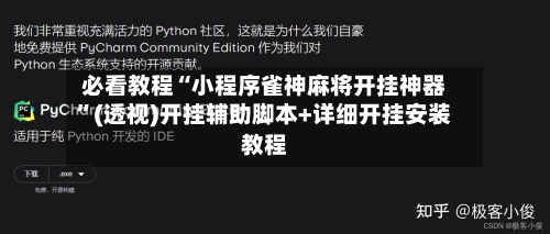 必看教程“小程序雀神麻将开挂神器”(透视)开挂辅助脚本+详细开挂安装教程-第2张图片