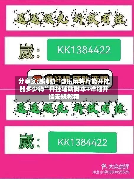 分享实测辅助“微乐麻将万能开挂器多少钱	”开挂辅助脚本+详细开挂安装教程-第3张图片