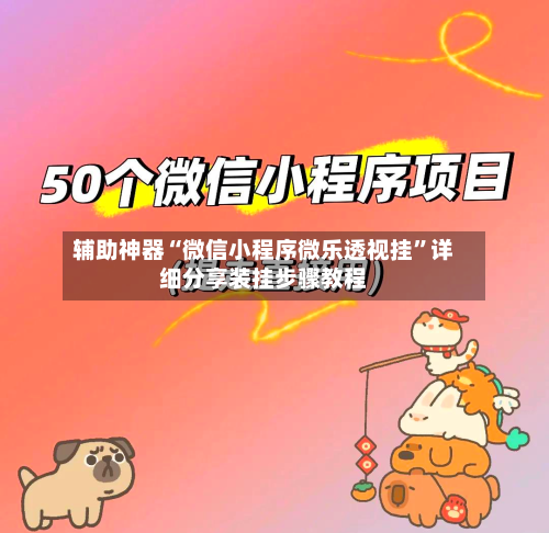 辅助神器“微信小程序微乐透视挂”详细分享装挂步骤教程