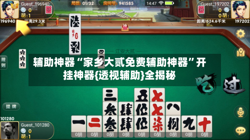 辅助神器“家乡大贰免费辅助神器”开挂神器{透视辅助}全揭秘-第3张图片