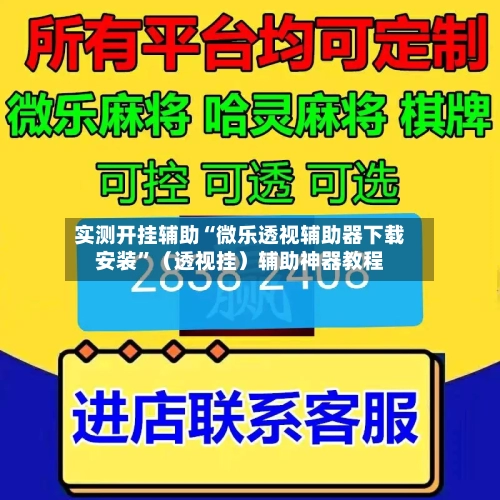 实测开挂辅助“微乐透视辅助器下载安装”（透视挂）辅助神器教程