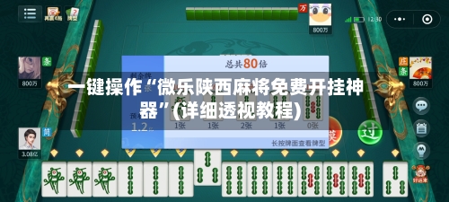 一键操作“微乐陕西麻将免费开挂神器	”(详细透视教程)-第2张图片
