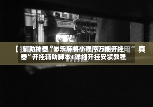 辅助神器“微乐麻将小程序万能开挂器	”开挂辅助脚本+详细开挂安装教程-第2张图片