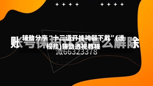 辅助分享“十三道开挂神器下载	”(透视挂)辅助透视教程-第2张图片