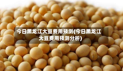 今日黑龙江大豆费用预测(今日黑龙江大豆费用预测分析)-第3张图片