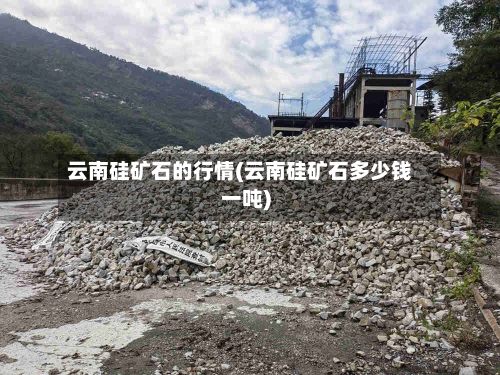 云南硅矿石的行情(云南硅矿石多少钱一吨)-第2张图片
