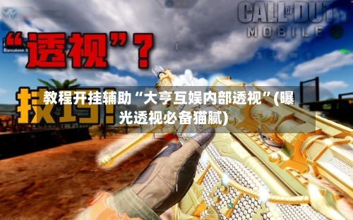 教程开挂辅助“大亨互娱内部透视”(曝光透视必备猫腻)