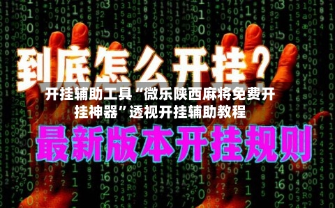开挂辅助工具“微乐陕西麻将免费开挂神器”透视开挂辅助教程-第2张图片