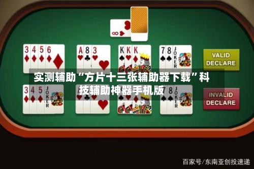 实测辅助“方片十三张辅助器下载”科技辅助神器手机版-第3张图片
