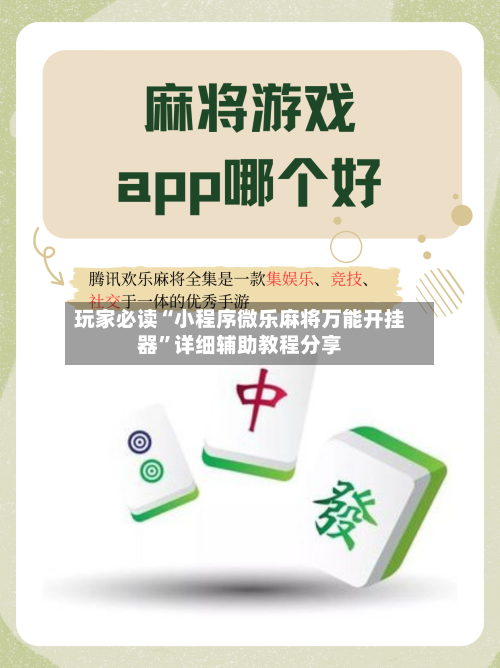 玩家必读“小程序微乐麻将万能开挂器	”详细辅助教程分享-第2张图片