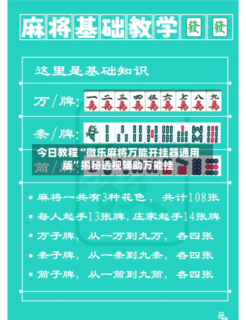 今日教程“微乐麻将万能开挂器通用版”揭秘透视辅助万能挂-第2张图片