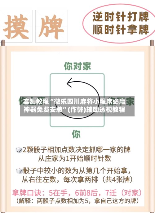 实测教程“微乐四川麻将小程序必赢神器免费安装”(作弊)辅助透视教程