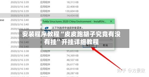 安装程序教程“皮皮跑胡子究竟有没有挂”开挂详细教程-第3张图片